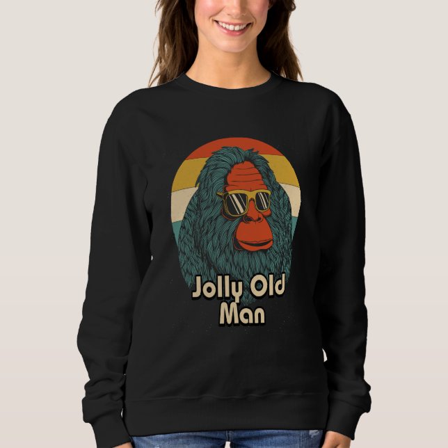 Jolly Old Man Grandpa Fathers Day Grandfather Pare T Shirt (Framsida)