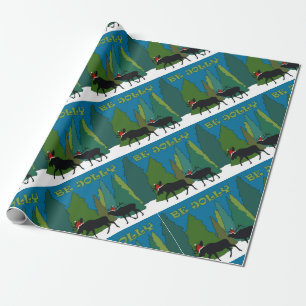 Jolly Old Moose och Elk Presentpapper