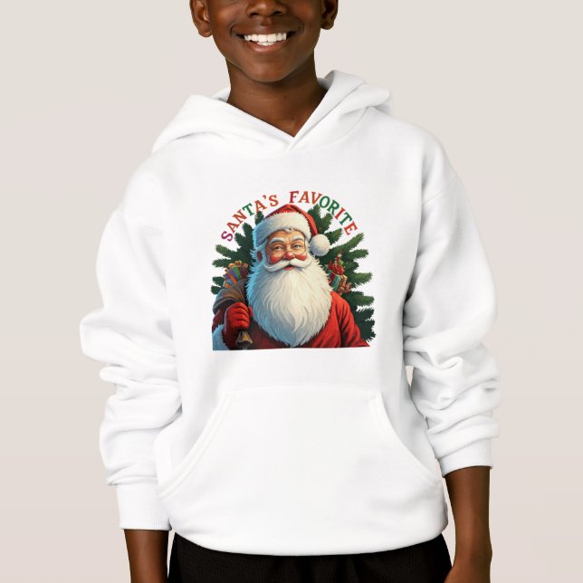 Jolly Old Saint Nick - Santa's Favorite T Shirt (Framsida)