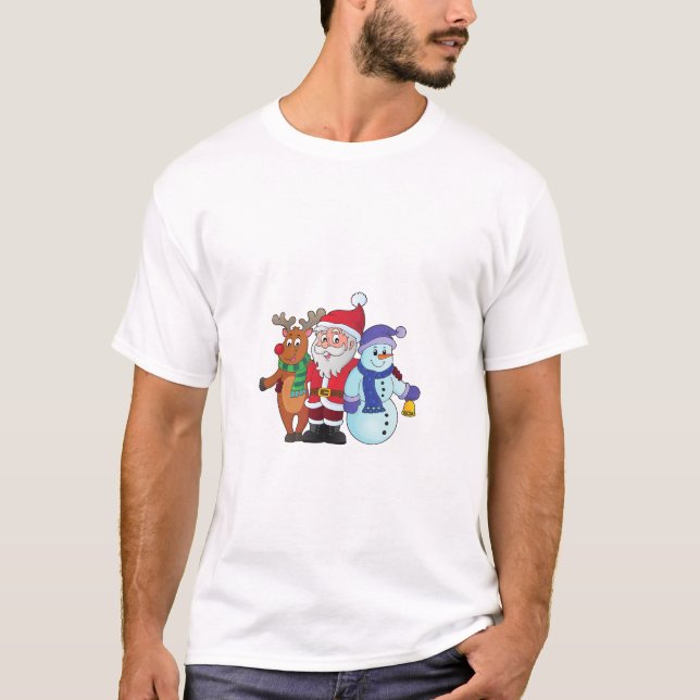 "Jolly Old St. Nicholas: The Enchanting Tale of Sa T Shirt (Framsida)