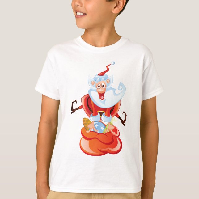 Jolly Old St. Nick Funny t-shirt för barn (Framsida)