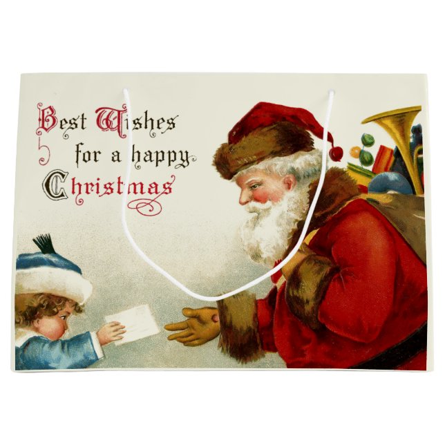 Jolly Old World Santa and Child (Framsidan)