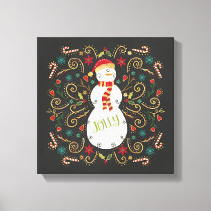 Jolly Otomi helgdagsnögubbe Canvastryck