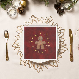 Jolly Pepparkaksgubbe jul Pappersservett