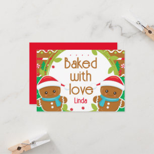 Jolly Pepparkaksgubbes Baksida med Kärlek