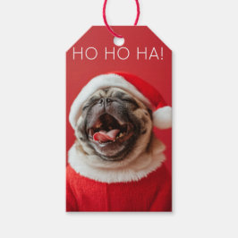 Jolly Pug Gift Märkre Presentetikett