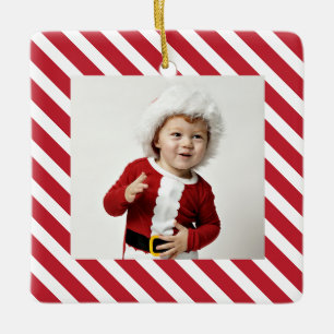 Jolly Rand Photo jul Ornament med År