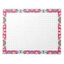 Jolly Red Cheerful jul Dot Grid BuJo Planner