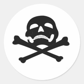 Jolly-Roger #4 Runt Klistermärke