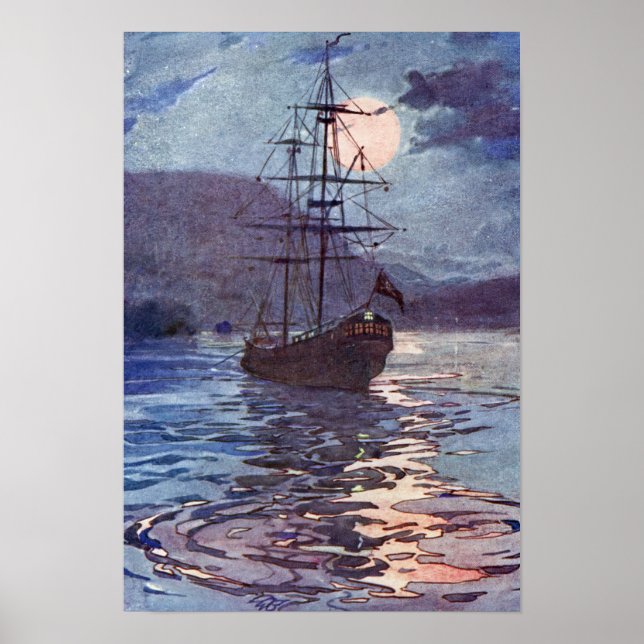 Jolly Roger av Alice B. Woodward Poster (Framsidan)