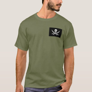 Jolly Roger av Calico Jack Rackham (BLACK) T Shirt