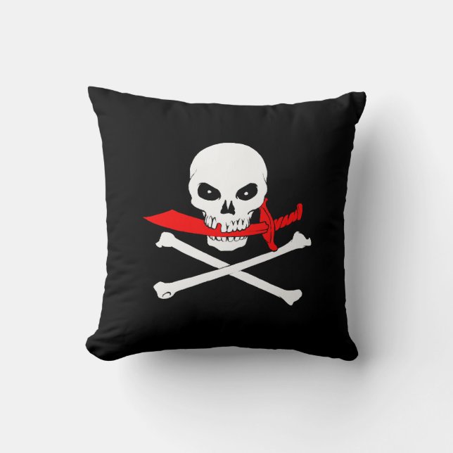 Jolly Roger (Cutlass) Dekorativ kudde (Framsida)