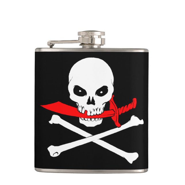 Jolly Roger Flask Fickplunta (Framsidan)