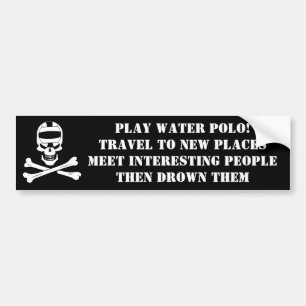Jolly Roger för lekvattenPolo bildekal