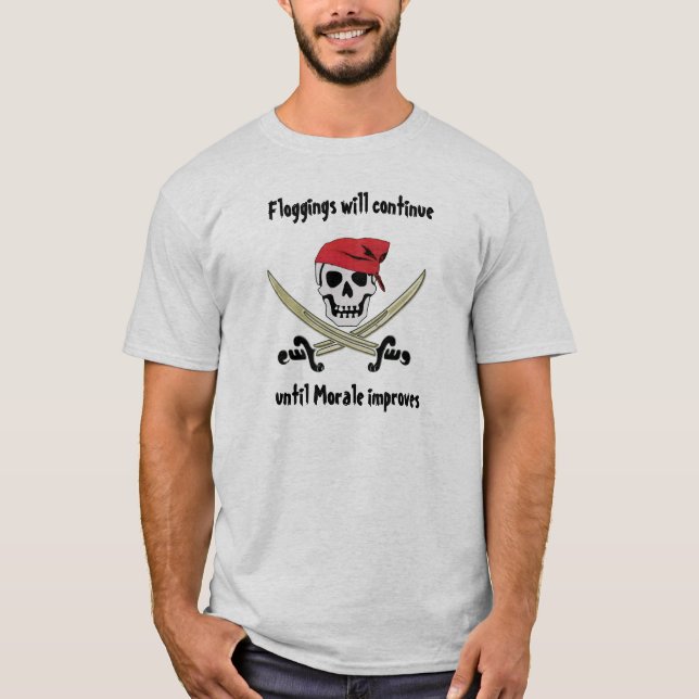 Jolly Roger för piratpryglar T-tröja Tröja (Framsida)