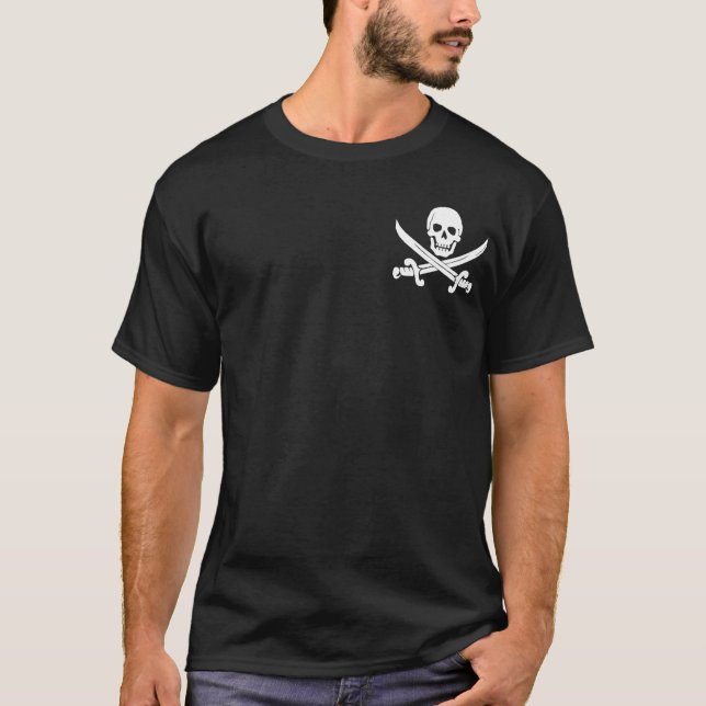 Jolly Roger för svärdpirat T-tröja Tröja (Framsida)