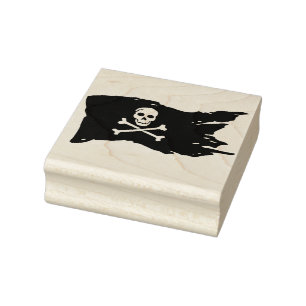 Jolly Roger Frimärke Stämpel