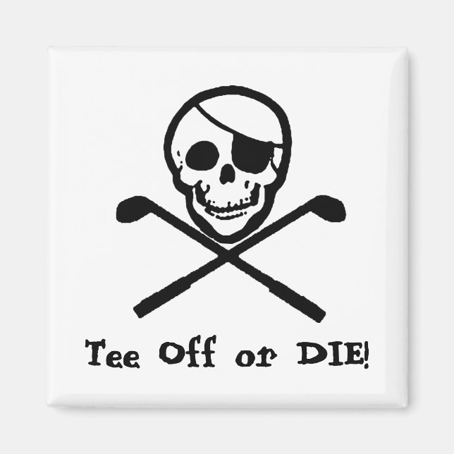 Jolly Roger Golfing Magnet (Framsidan)