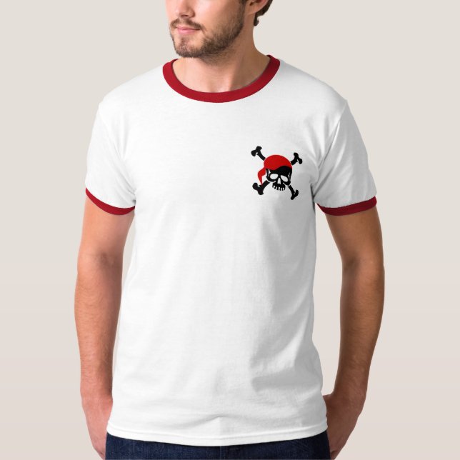 Jolly Roger 'gör trasaskjortan Tee Shirt (Framsida)