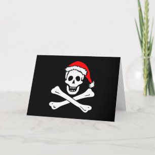 Jolly Roger Julhälsningar kortet Helgkort