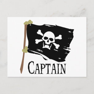 Jolly Roger Kapten Vykort