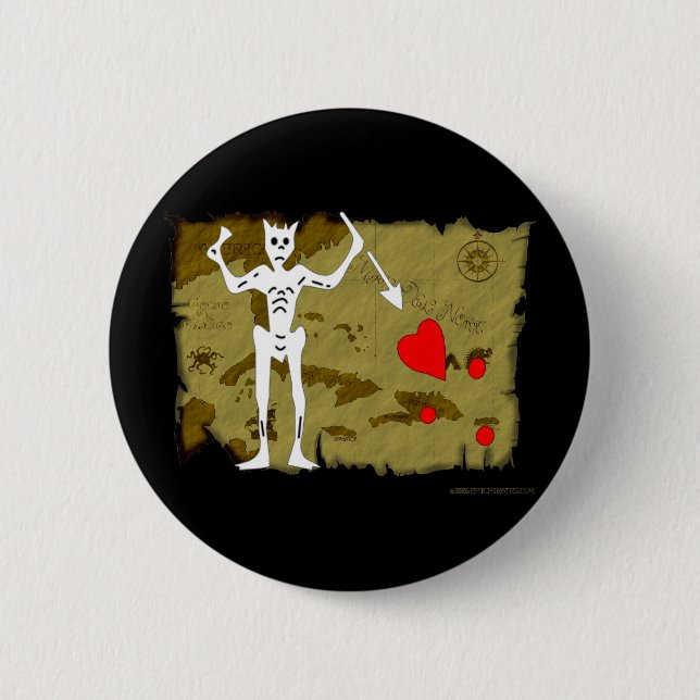 Jolly Roger karta #1 Knapp (Framsida)