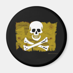 Jolly Roger karta #3 Magnet