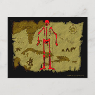 Jolly Roger Karta #6 Vykort