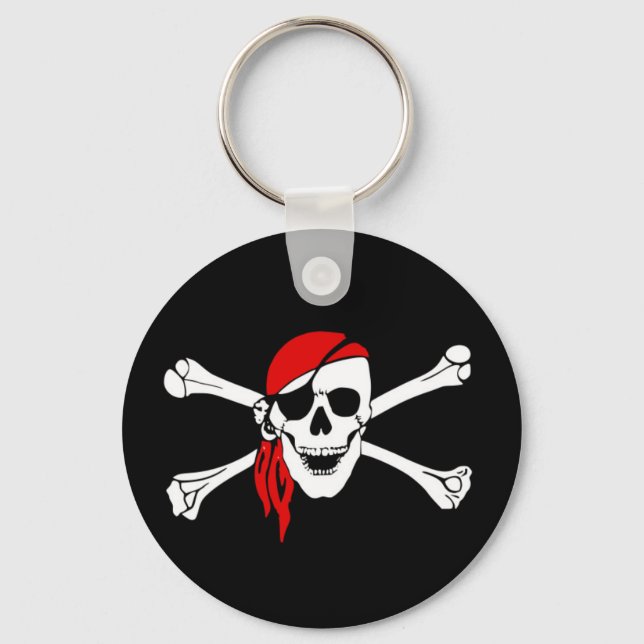 Jolly Roger Keychain Nyckelring (Framsida)
