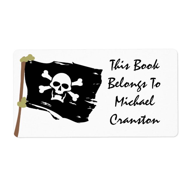 Jolly Roger Label Fraktsedel (Framsidan)