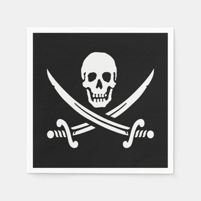Jolly Roger Pappersservett (Framsidan)