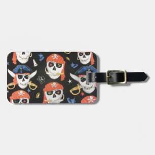 Jolly Roger Pirat Döskallars Bagagebricka