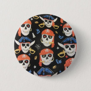 Jolly Roger Pirat Döskallars Knapp