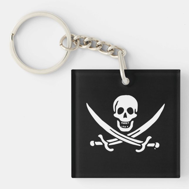 Jolly roger pirat flagga (Framsidan)
