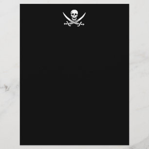 Jolly roger pirat flagga