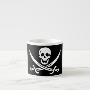 Jolly Roger Pirat Flagga Espressomugg