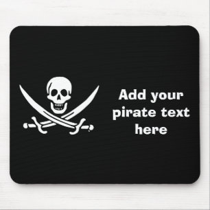 Jolly roger pirat flagga musmatta