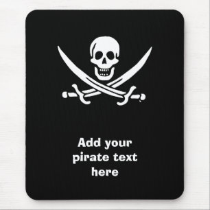 Jolly roger pirat flagga musmatta