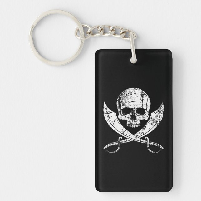 Jolly Roger Pirat Flagga Skull och Kor Swords (Framsidan)