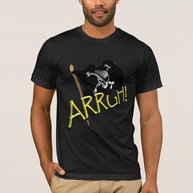 Jolly Roger Pirat Flagga Tee (Framsida)