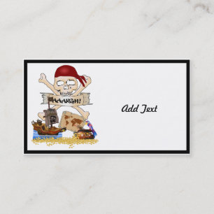 Jolly Roger, Pirat Frakt & Pirat Chest Visitkort