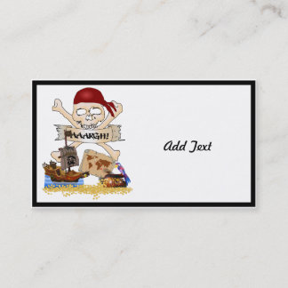 Jolly Roger, Pirat Frakt & Pirat Chest Visitkort