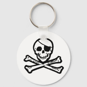 Jolly Roger pirat Keychain Nyckelring