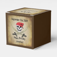Jolly Roger Pirat Party Favor Box