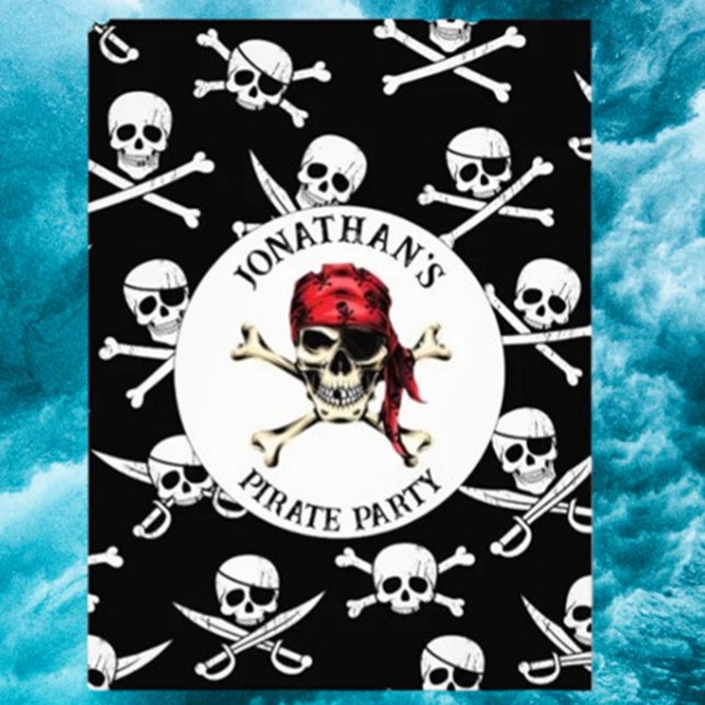JOLLY ROGER PIRAT POSTER (Celebrate your adventurous spirit with the Jolly Roger Pirate Poster)