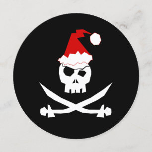 + Jolly Roger   Pirat Santa + [Julfest] Inbjudningar