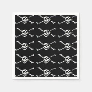Jolly Roger Pirat Skull Napkins Pappersservett
