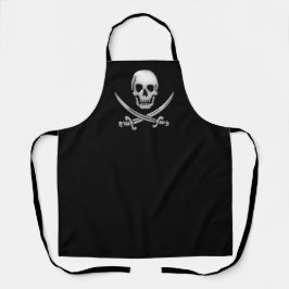 Jolly Roger Pirat Skull & Sword Crossbone