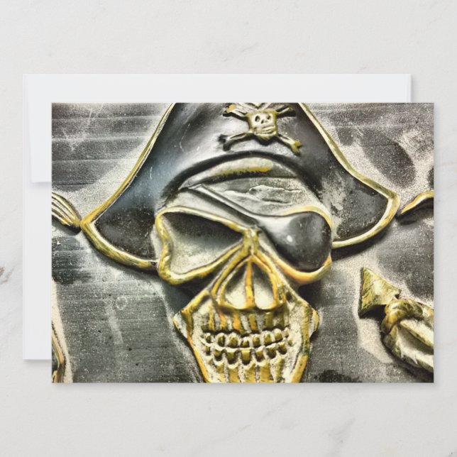 Jolly Roger Pirat Treasure Chest (Framsida)