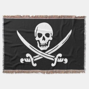 Jolly Roger piratflagga Filt